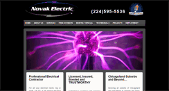 Desktop Screenshot of novak-electric.com